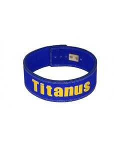 TITANUS fitness Opasek s pákovou přezkou (modrá)