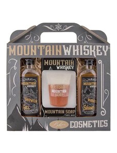 Bohemiagif Sada kosmetiky Mountain Whiskey – gel 100 ml, mýdlo 70 g a šampon 100 ml