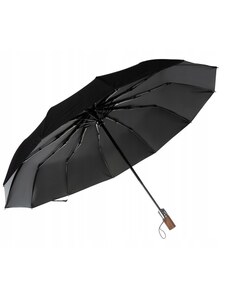 Malatec 19368 Skládací deštník 105 cm, dřevěná rukojeť černý