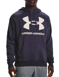 Mikina s kapucí Under Armour UA Rival Fleece Big Logo HD-GRY 1357093-558