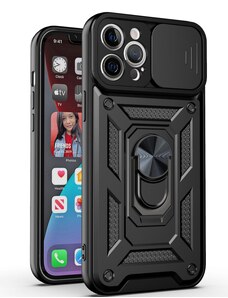 Ochranný kryt pro iPhone 13 Pro MAX - Mercury, Camera Slide Black