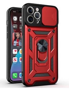 Ochranný kryt pro iPhone 7 PLUS / 8 PLUS - Mercury, Camera Slide Red