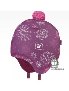 Dívčí zimní funkční čepice Dráče - Polárka 28, fialová