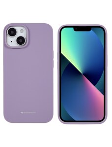 Ochranný kryt na iPhone 15 - Mercury, Silicone Purple