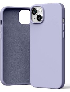 Ochranný kryt pro iPhone 14 PLUS - Mercury, Silicone Lavender Gray