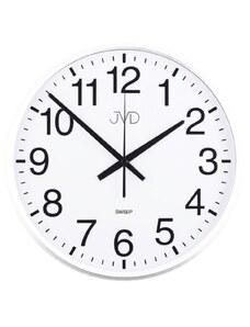 Rádiem řízené nástěnné hodiny JVD HP684.4 bílé