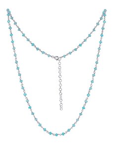 Silvego Stříbrný náhrdelník s pravým apatitem Arika INS1016NAP