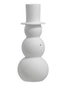 Storefactory Keramická figurka sněhuláka Folke Small