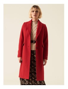 Červené dámské vlněné kabáty | 90 kousků - GLAMI.cz