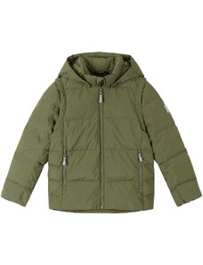 Dětská péřová bunda Reima Porosein - Khaki green