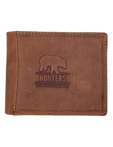 Pánská kožená peněženka Hunters tan (RFID secure)