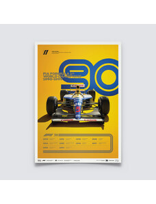 Automobilist Posters | Formula 1 - Decades - Williams - 1990s | Limited Edition