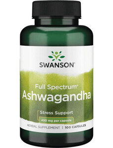 Swanson Ashwagandha 100 ks, kapsle, 450 mg