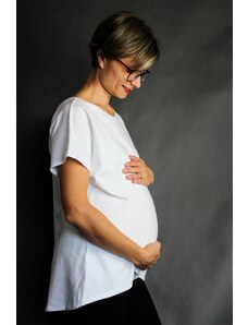 Těhotenské tričko Basic Oversize Oriclo