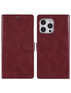 Ochranné pouzdro pro iPhone 14 Pro MAX - Mercury, Bluemoon Diary Wine
