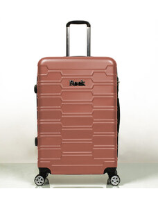 Cestovní kufr Rock 0231/3 71 l - růžový