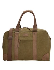 Beagles Tmavě zelená cestovní taška přes rameno "Hurricane" - vel. M