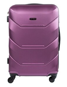 Fialový luxusní kufr do letadla "Luxury" - vel. M