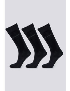 PONOŽKY 3-PACK GANT MERCERIZED COTTON SOCKS 3-PACK černá 40/42