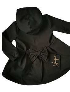 Unique Kids Softshellový kabátek - UNIQUE girl černá