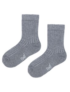 Dětské bavlněné ponožky Emel - Šedé - SBO 100-83