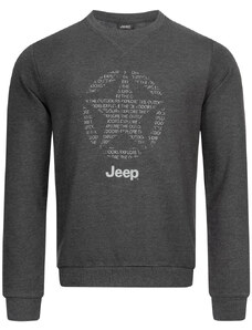 Pánská mikina Jeep Men Round Neck Sweatshirt Star All