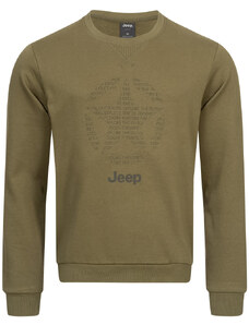 Pánská mikina Jeep Men Round Neck Sweatshirt Star All