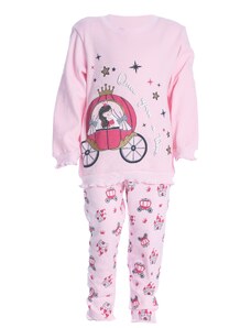 JOYCE Dívčí bavlněné pyžamo "CARRIAGE"/Růžová