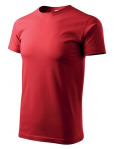 Malfini Levné pánské triko jednoduché, červená