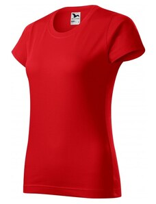 Malfini Levné dámské triko jednoduché, červená
