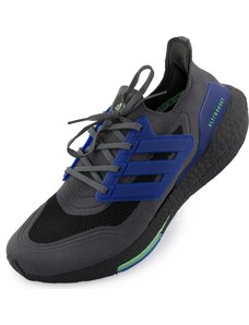 Pánské běžecké boty Adidas Men Ultra Boost 21 Black/Blue UK 12