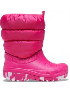 Crocs Classic Neo Puff Boot Kids - Candy Pink