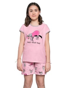 Italian Fashion Dívčí pyžamo Lalima růžové