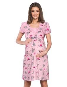 Italian Fashion Mateřská noční košile Leni růžová