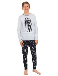 Italian Fashion Chlapecké pyžamo Tryton šedé s kosmonautem