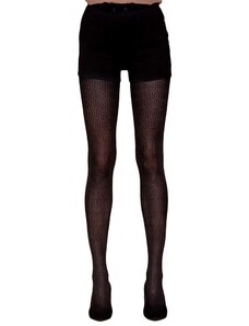 Gabriella Punčochové kalhoty Rica černé se vzorem