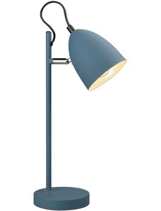 Modrá kovová stolní lampa Halo Design Yep! 37 cm