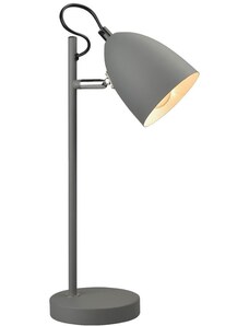 Šedá kovová stolní lampa Halo Design Yep! 37 cm