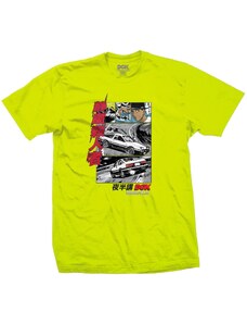 dgk Pánské triko midnight club tee safety green