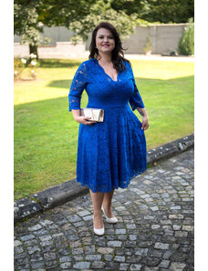 Molet CG Catline krajkové šaty královsky modré