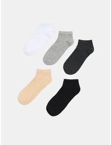 Sinsay - Sada 5 párů ponožek s vysokým podílem bavlny - vícebarevná