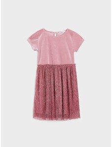 Sinsay - Nabírané šaty - růžová
