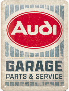 Nostalgic Art Plechová cedule Audi (Garage Parts & Service) 20 x 15 cm