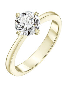 Tiami Prsten ze žlutého zlata s diamantem Charm