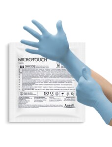 Ansell MICRO-TOUCH Sterilní vyšetřovací nitrilové rukavice (pár)