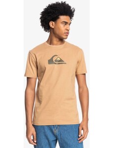 TRIKO QUIKSILVER COP LOGO S/S - béžová -