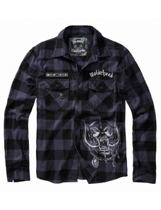 Pánská košile // Brandit / Motörhead Checkshirt black/grey