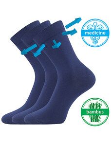 LONKA ponožky Drbambik tm.modrá 3 pár 35-38 119277