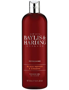 Pánský sprchový gel Baylis & Harding Black Pepper & Ginseng – černý pepř a ženšen, 500 ml