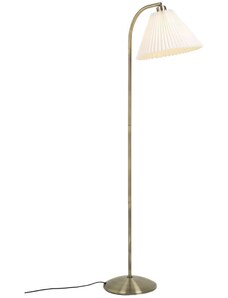 Mosazná kovová stojací lampa Halo Design Medina 132 cm